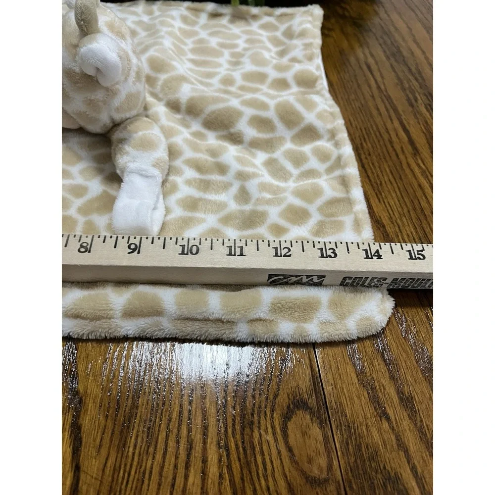 Carters‎ Giraffe Lovey Security Blanket Pacifier Holder Beige Soft Plush Toy